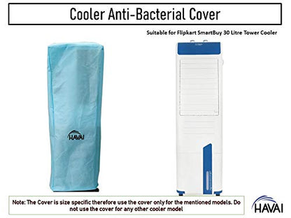 HAVAI Anti Bacterial Cover for SmartBuy 30 Litre Tower Cooler Water Resistant.Cover Size(LXBXH) cm:34 X 36 X 113