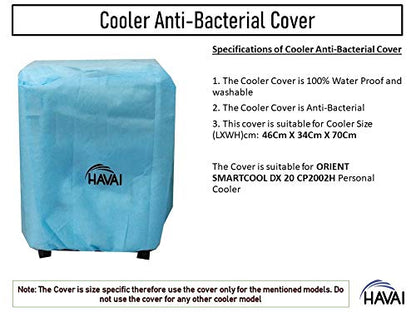 HAVAI Anti Bacterial Cover for Orient Smartcool DX 20 CP2002H 20 Litre Personal Cooler Water Resistant.Cover Size(LXBXH) cm:46 X 34 X 70