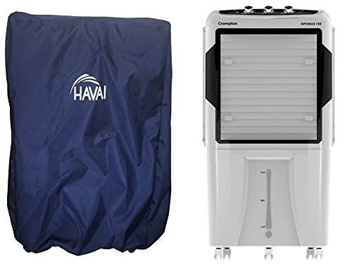 HAVAI Premium Cover for Crompton Optimus 100 Litre Desert Cooler 100% Waterproof Cover Size(LXBXH) cm:70.5 X 47 X 123