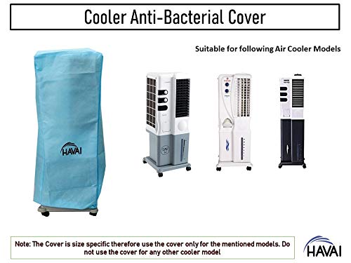 HAVAI Anti Bacterial Cover for Usha Tornado 20 Litre Tower Cooler Water Resistant.Cover Size(LXBXH) cm: 38 X 37 X 95.5