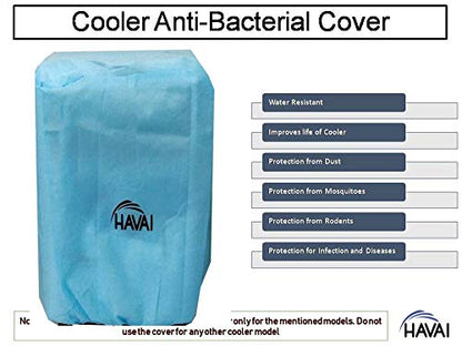 HAVAI Anti Bacterial Cover for Hindware i-FOLD 90 Litre Desert Cooler Water Resistant.Cover Size(LXBXH) cm: 56 X 43 X 111