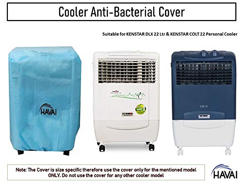 HAVAI Anti Bacterial Cover for Kenstar Colt 22 or Kenstar DLX 22 Litre Personal Cooler Water Resistant.Cover Size(LXBXH) cm:46 X 33.5 X 72