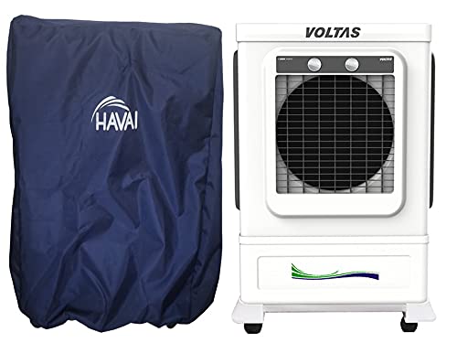 HAVAI Premium Cover for Voltas Virat Flexi 100 Litre Desert Cooler 100% Waterproof Cover Size(LXBXH) cm: 70 X 59 X 100
