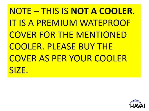 HAVAI Premium Cover for Crompton Neo 52 Litre Tower Cooler 100% Waterproof Cover Size(LXBXH) cm:38 X 42.5 X 132.5