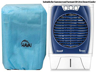 HAVAI Anti Bacterial Cover for Summercool Farmani 50 Litre Desert Cooler Water Resistant.Cover Size(LXBXH) cm:61 X 60 X 91
