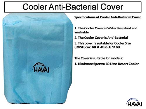 HAVAI Anti Bacterial Cover for Hindware Spectra 60 Litre Desert Cooler Water Resistant.Cover Size(LXBXH) cm: 68 X 49.5 X 116