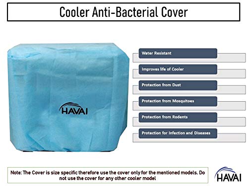 HAVAI Anti Bacterial Cover for Hindware Caspian 50 Litre Window Cooler Water Resistant.Cover Size(LXBXH) cm: 63 X 55.4 X 52