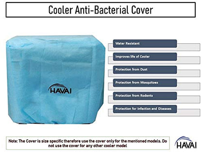 HAVAI Anti Bacterial Cover for Usha Azzuro 50 Litre Window Cooler Water Resistant.Cover Size(LXBXH) cm:55.5 X 56.5 X 67