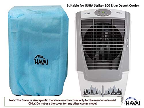 HAVAI Anti Bacterial Cover for USHA Striker 100 Litre Desert Cooler Water Resistant.Cover Size(LXBXH) cm:70 X 48.5 X 123.2