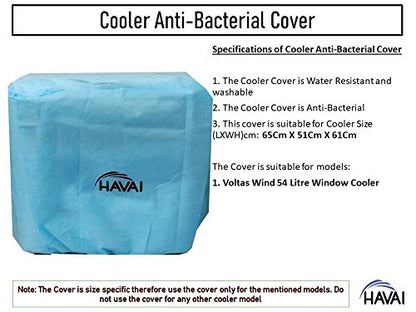 HAVAI Anti Bacterial Cover for Voltas Wind 54 Litre Window Cooler Water Resistant.Cover Size(LXBXH) cm:65 X 51 X 61