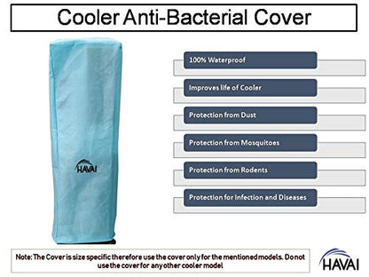 HAVAI Anti Bacterial Cover for Kelvinator Alps 30 Litre Tower Cooler Water Resistant.Cover Size(LXBXH) cm:34 X 36 X 113