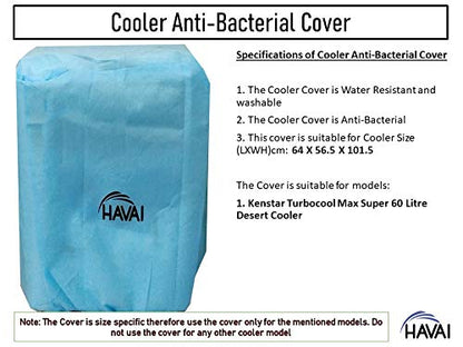 HAVAI Anti Bacterial Cover for Kenstar Turbocool Max Super 60 Litre Desert Cooler Water Resistant.Cover Size(LXBXH) cm: 64 X 56.5 X 115
