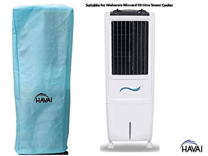 HAVAI Anti Bacterial Cover for Maharaja Whiteline Blizzard 20 Litre Tower Cooler Water Resistant. Cover Size(LXBXH) cm: 36 X 37 X 97
