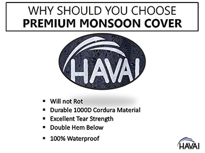 HAVAI Premium Cover for Usha Striker 100 Litre Desert Cooler 100% Waterproof Cover Size(LXBXH) cm:70 X 48.5 X 123