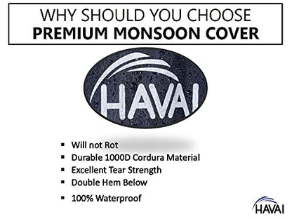 HAVAI Premium Cover for Symphony Sumo 70 Litre Desert Cooler 100% Waterproof Cover Size(LXBXH) cm:62 X 50.5 X 111.5