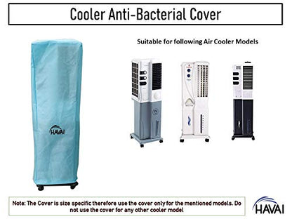HAVAI Anti Bacterial Cover for Usha Tornado ZX 34 Litre Tower Cooler Water Resistant. Cover Size(LXBXH) cm: 38 X 37 X 118