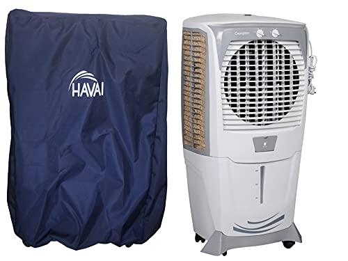 HAVAI Premium Cover for Crompton Ozone 75 Litre Desert Cooler 100% Waterproof Cover Size(LXBXH) cm: 61 X 41 X 120