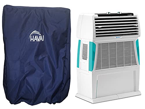 HAVAI Premium Cover for Symphony Touch 80 Litre Desert Cooler 100% Waterproof Cover Size(LXBXH) cm: 77 X 44 X 112.5