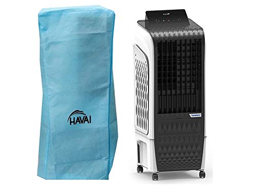 HAVAI Anti Bacterial Cover for Symphony Diet 3D 12i Black Tower Cooler Water Resistant.Cover Size(LXBXH) cm:32 X 30 X 77