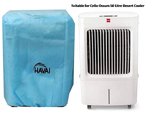 HAVAI Anti Bacterial Cover for Cello Ossum 50 Litre Desert Cooler Water Resistant.Cover Size(LXBXH) cm: 68.5 X 52.5 X 101