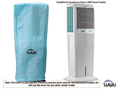 HAVAI Anti Bacterial Cover for Symphony Storm 100i Diet 100 Litre Tower Cooler Water Resistant.Cover Size(LXBXH) cm: 61 X 48.5 X 168.5