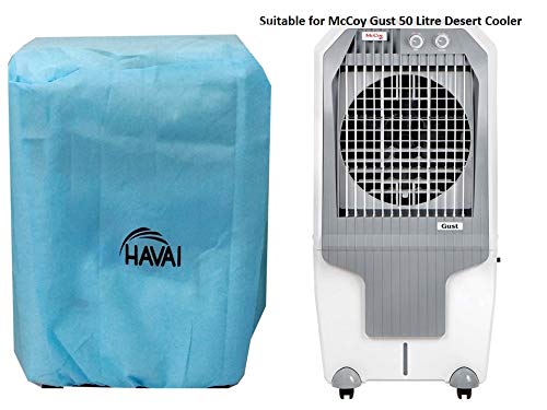 HAVAI Anti Bacterial Cover for McCoy Gust 50 Litre Desert Cooler Water Resistant.Cover Size(LXBXH) cm: 64 X 41 X 110
