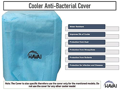 HAVAI Anti Bacterial Cover for Orient Tornado 52 Litre Desert Cooler Water Resistant.Cover Size(LXBXH) cm: 62 X 40 X 112