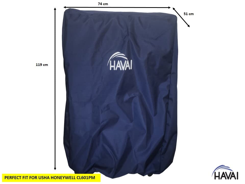 HAVAI Premium Cover for Usha Honeywell CL601PM 55 Litre Desert Cooler 100% Waterproof Cover Size(LXBXH) cm: 74 X 51 X 106