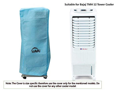 HAVAI Anti Bacterial Cover for Bajaj TMH12 12 Litre Tower Cooler Water Resistant. Cover Size(LXBXH) cm: 32 X 34 X 960