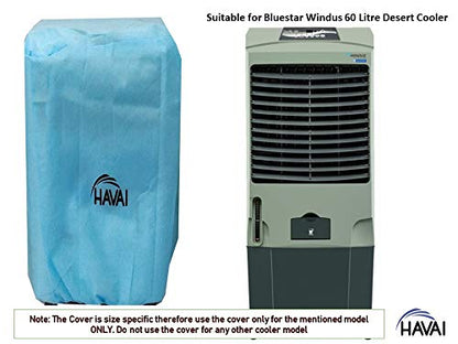 HAVAI Anti Bacterial Cover for Bluestar Windus 60 Litre Desert Cooler Water Resistant.Cover Size(LXBXH) cm: 52 X 64.5 X 115