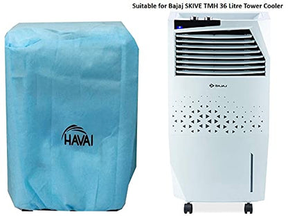 HAVAI Anti Bacterial Cover for Bajaj Skive TMH 36 Litre Tower Cooler Water Resistant.Cover Size(LXBXH) cm: 46 X 36 X 89