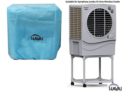 HAVAI Anti Bacterial Cover for Symphony Jumbo 41 Litre Window Cooler Water Resistant Cover Size(LXBXH) cm: 52 X 45 X 71