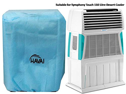 HAVAI Anti Bacterial Cover for Symphony Touch 110 Litre Desert Cooler Water Resistant.Cover Size(LXBXH) cm: 77.3 X 44 X 120