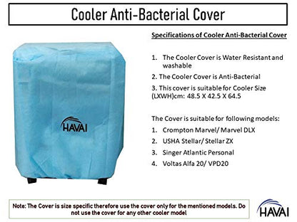 HAVAI Anti Bacterial Cover for Usha Stellar/Stellar ZX 20 Litre Personal Cooler Water Resistant Cover Size(LXBXH) cm: 48.5 X 42.5 X 64.5