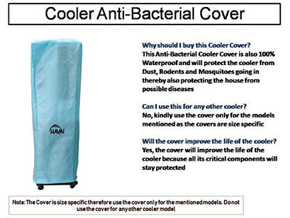 HAVAI Anti Bacterial Cover for Singer Liberty Senior 34 Litre Tower Cooler Water Resistant. Cover Size(LXBXH) cm: 38 X 37 X 118