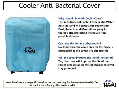 HAVAI Anti Bacterial Cover for Havai Sapphire XL 20 Litre Personal Cooler Water Resistant Cover Size(LXBXH) cm: 48.5 X 42.5 X 64.5