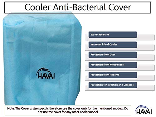 HAVAI Anti Bacterial Cover for McCoy Harrier 100 Litre Desert Cooler Water Resistant.Cover Size(LXBXH) cm: 64 X 51 X 125