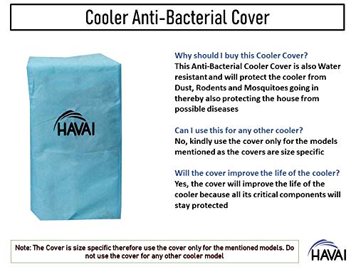 HAVAI Anti Bacterial Cover for Crompton Ginie 7 Litre Personal Cooler Water Resistant. Cover Size(LXBXH) cm: 27 X 23 X 49.2