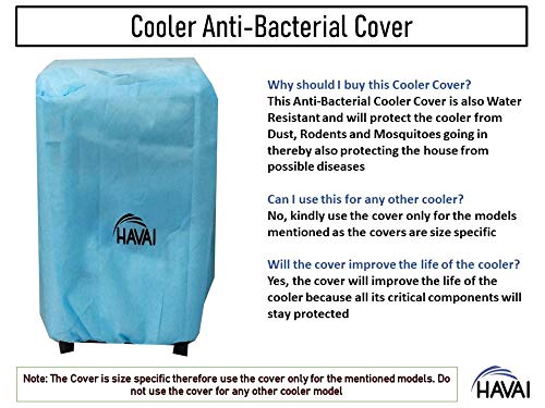 HAVAI Anti Bacterial Cover for Hindware Snowcrest Spectra 36 Litre Personal Cooler Water Resistant.Cover Size(LXBXH) cm:48.5 X 39 X 92.5