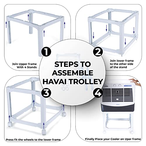 Air cooler trolley with wheels best sale price
