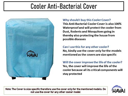 HAVAI Anti Bacterial Cover for Crompton Marvel/Marvel DLX 20 Litre Personal Cooler Water Resistant Cover Size(LXBXH) cm: 48.5 X 42.5 X 64.5