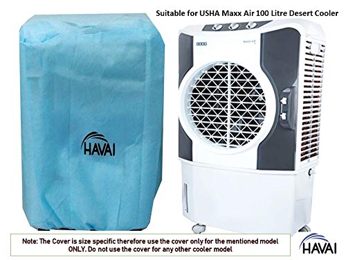 HAVAI Anti Bacterial Cover for USHA Maxx Air 100 Litre Desert Cooler Water Resistant.Cover Size(LXBXH) cm:68.5 X 46 X 121