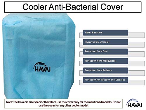 HAVAI Anti Bacterial Cover for Cello Ossum 50 Litre Desert Cooler Water Resistant.Cover Size(LXBXH) cm: 68.5 X 52.5 X 101