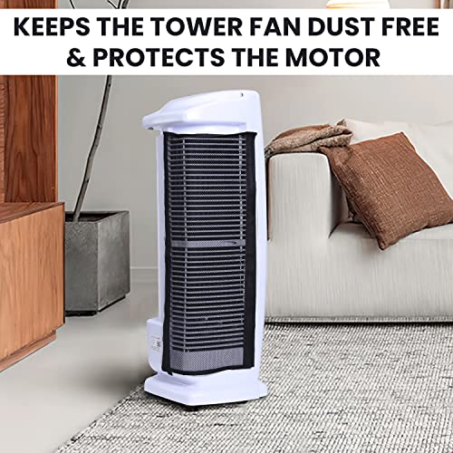 HAVAI Dust Protector for Tower Fan – Get Dust Free Air, Compatible with Bajaj Snowvent, Ibell and HAVAI Tower Fans