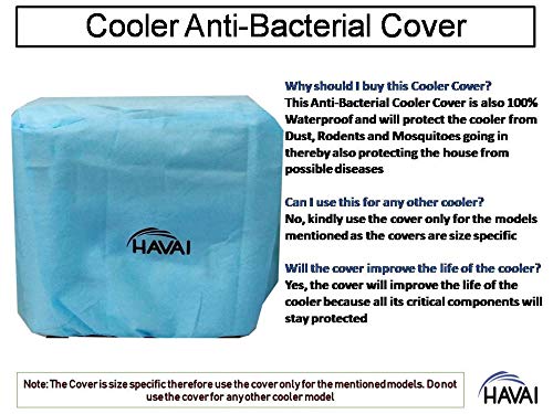 HAVAI Anti Bacterial Cover for Havells Frostio 45 Litre Window Cooler Water Resistant.Cover Size(LXBXH) cm: 65.5 X 57 X 59