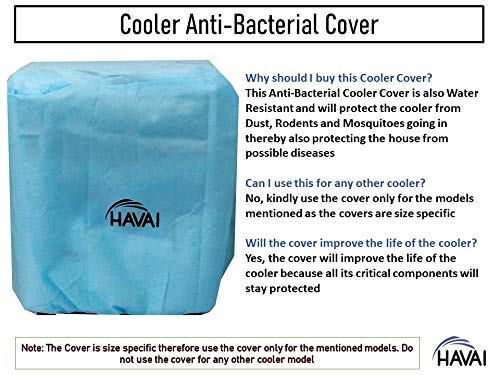 HAVAI Anti Bacterial Cover for Kenstar Coolblaster 60 Litre Window Cooler Water Resistant.Cover Size(LXBXH) cm:66.5 X 62 X 82.2