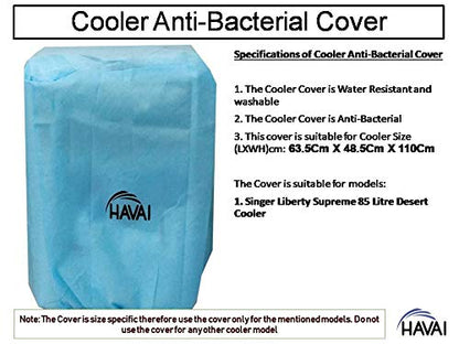 HAVAI Anti Bacterial Cover for Singer Liberty Supreme 85 Litre Desert Cooler Water Resistant.Cover Size(LXBXH) cm: 63.5 X 48.5 X 110