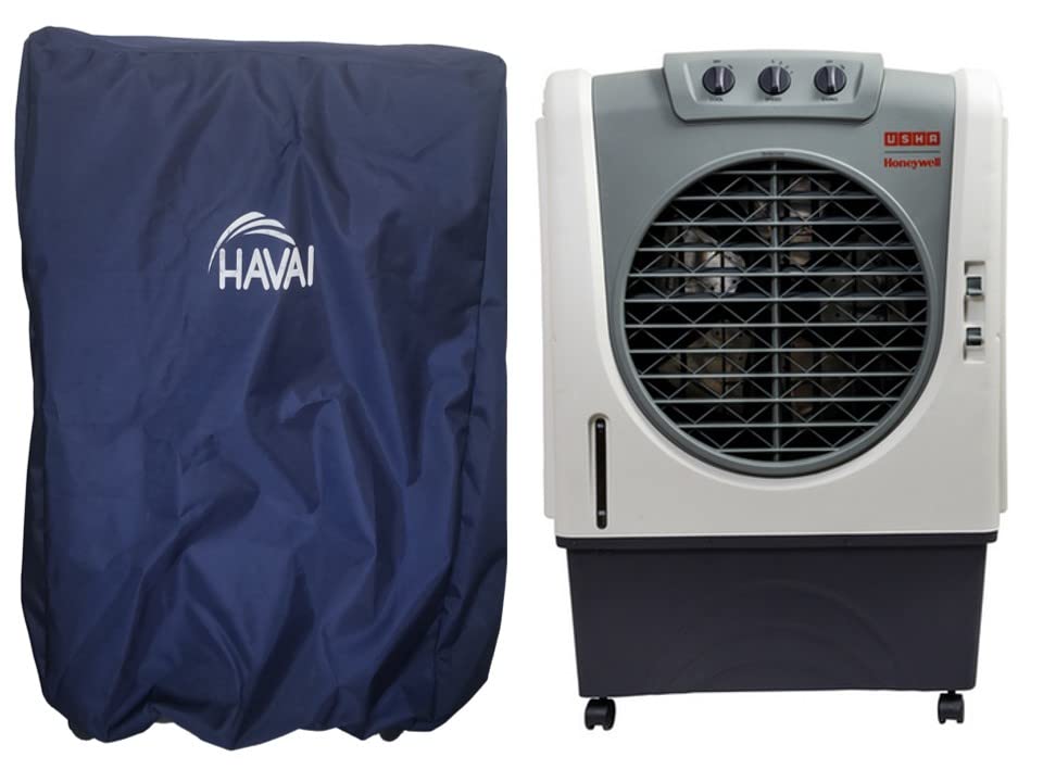 HAVAI Premium Cover for Usha Honeywell CL601PM 55 Litre Desert Cooler 100% Waterproof Cover Size(LXBXH) cm: 74 X 51 X 106