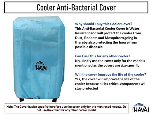 HAVAI Anti Bacterial Cover for Hindware Snowcrest Spectra 24 Litre Personal Cooler Water Resistant.Cover Size(LXBXH) cm:48.5 X 39 X 92.5