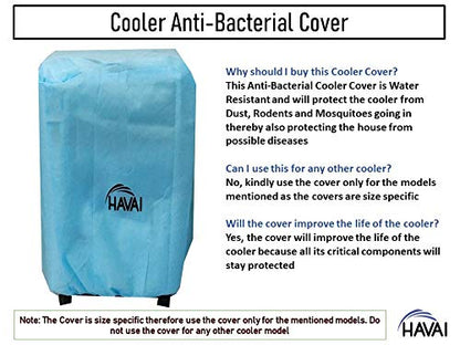 HAVAI Anti Bacterial Cover for Hindware Snowcrest Spectra 24 Litre Personal Cooler Water Resistant.Cover Size(LXBXH) cm:48.5 X 39 X 92.5